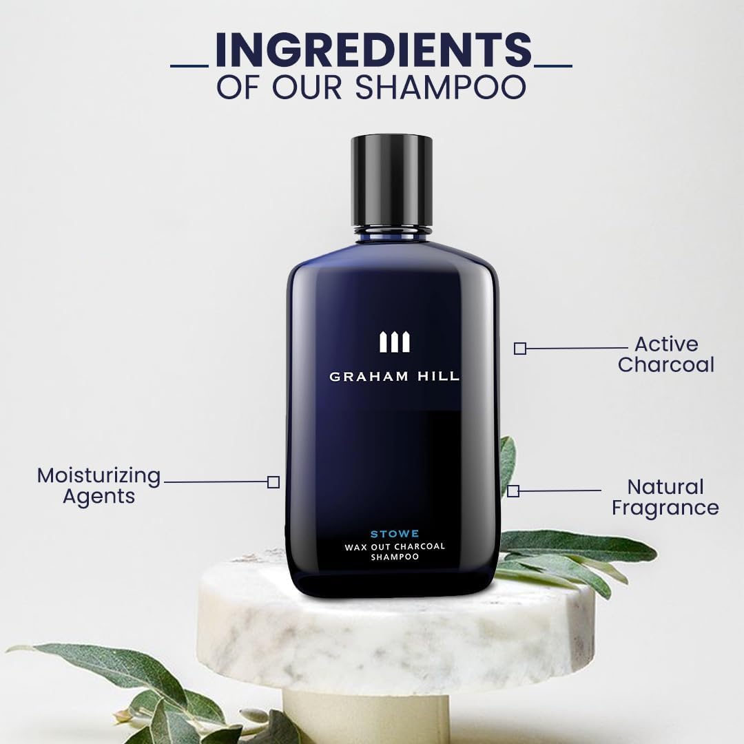 STOWE Wax Out Charcoal Shampoo