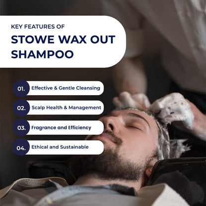 STOWE Wax Out Charcoal Shampoo