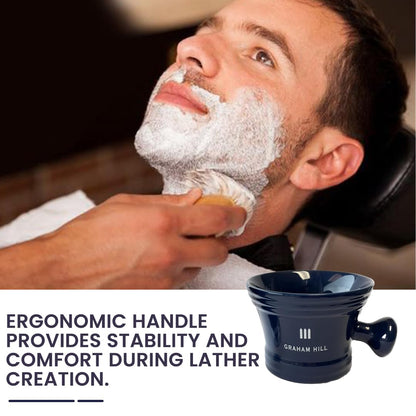 GRAHAM HILL Porcelain Shaving Bowl