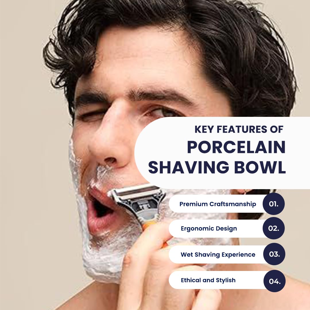 GRAHAM HILL Porcelain Shaving Bowl