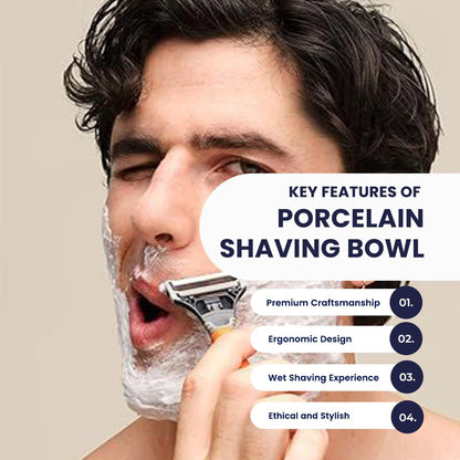 GRAHAM HILL Porcelain Shaving Bowl