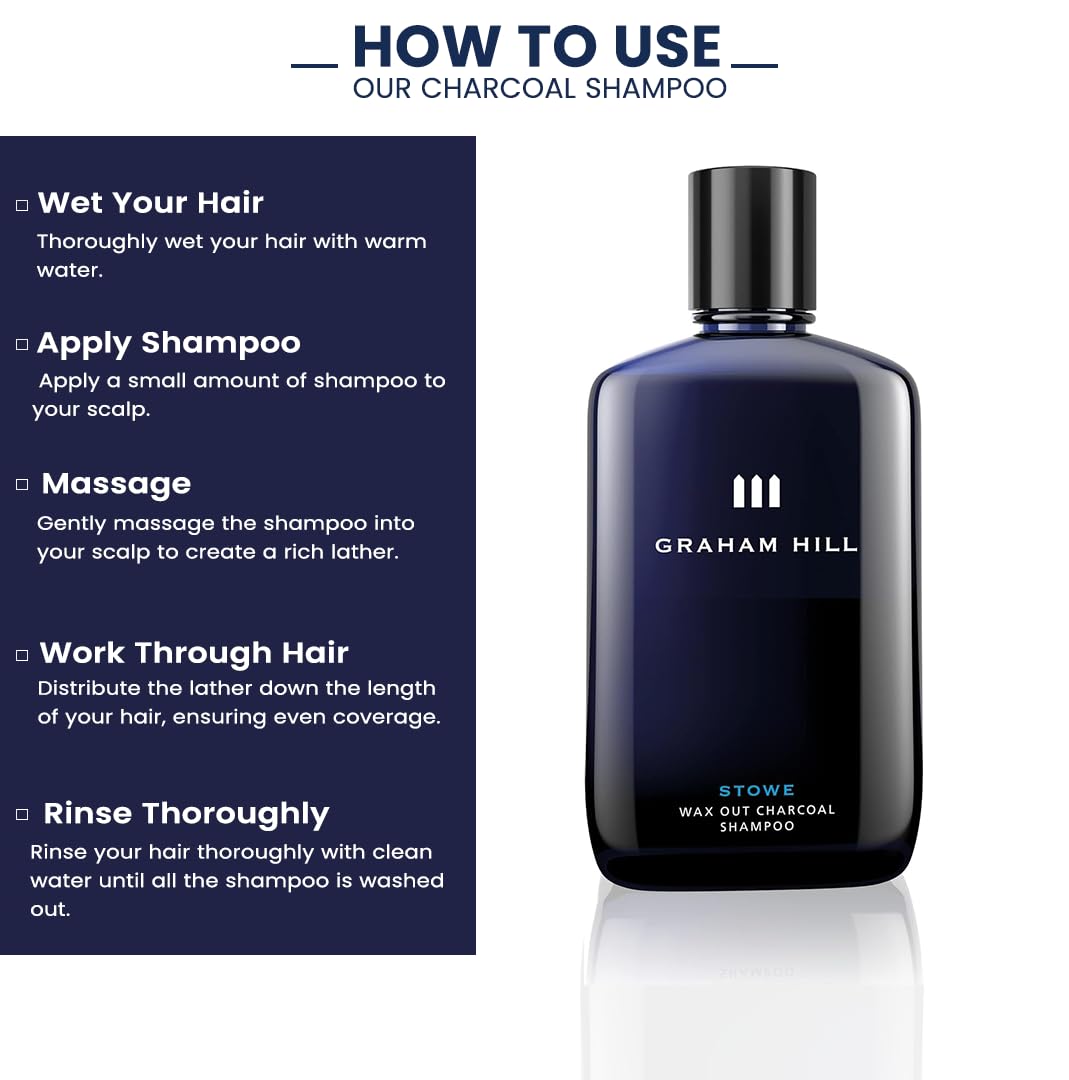 STOWE Wax Out Charcoal Shampoo